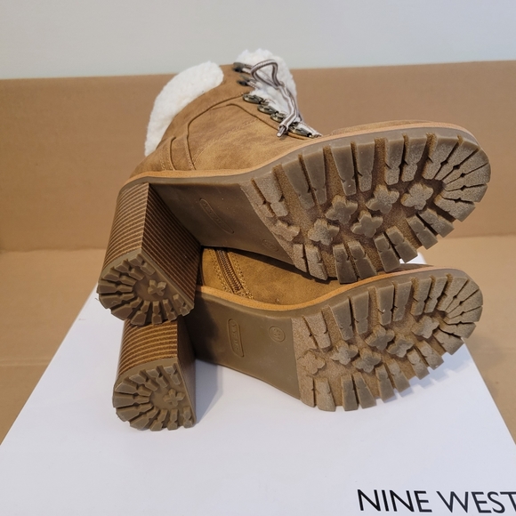 NINE WEST PENNI ANKLE BOOTS SIZE 5 - Picture 4 of 6